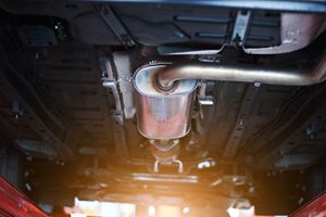 Close-up,Of,Catalytic,Converter,In,Automobile,Exhaust,System. - Meineke Massachusetts Meineke Car Care | Catalytic Converter | Lowell