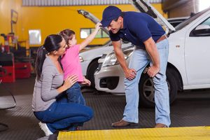 Family kid with Mechanic - Meineke Massachusetts Meineke Car Care | ASE Certification | South Attleborough MA